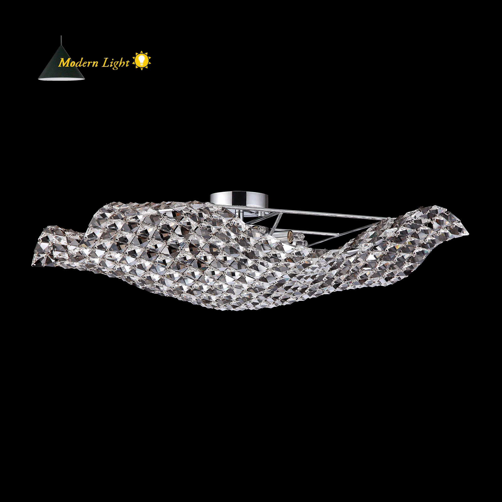 L53cm Designer Crystal Lamp Ceiling Light Chandelier Pendant Hanging