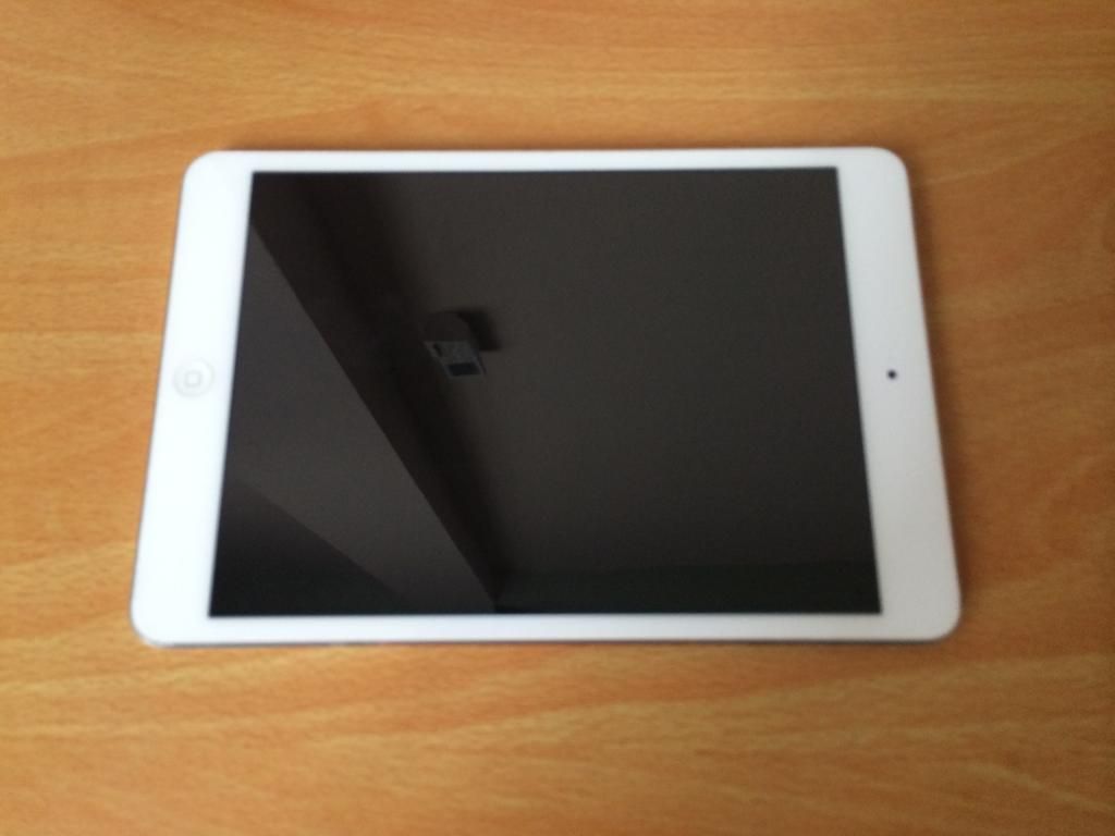 Dư xài bán IPAD Mini white mới 99%,mới lột keo,cho bao da luôn..bao xài chi 4trx - 2