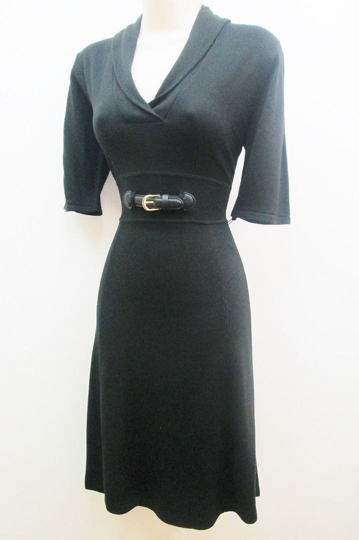 calvin klein v neck sweater dress