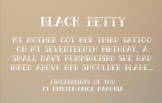 Black Betty font