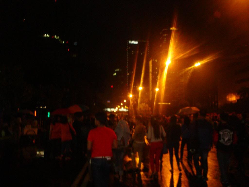 Suasana Jalan Raya Jakarta saat Car Free Night 47
