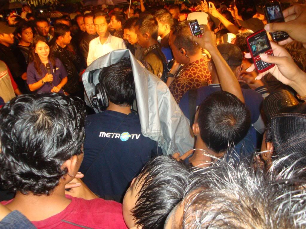 Suasana Jalan Raya Jakarta saat Car Free Night 48