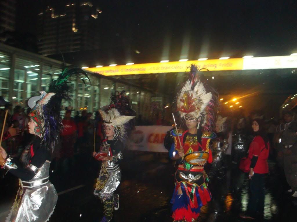 Suasana Jalan Raya Jakarta saat Car Free Night 52