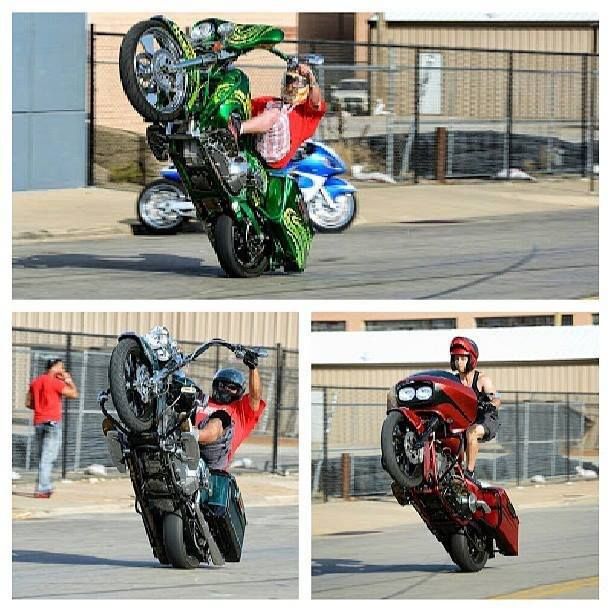 Wheelies anybody ? Road Glide