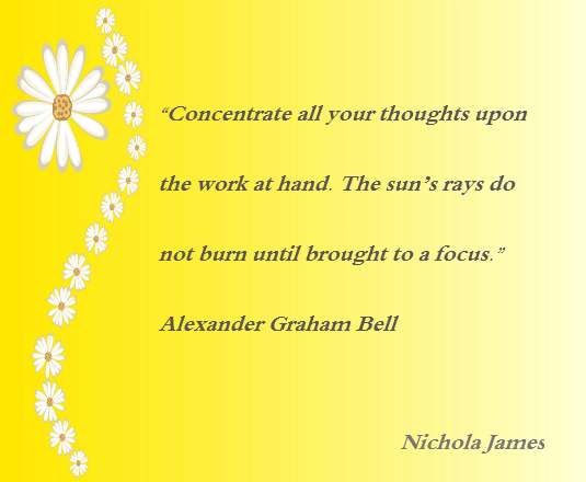focus, focused, why is being focused important in life, the importance of being focus