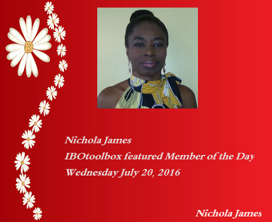 IBOtoolbox, IBO, Nichola James, IBOtoolbox featured member of the day, IBO platform