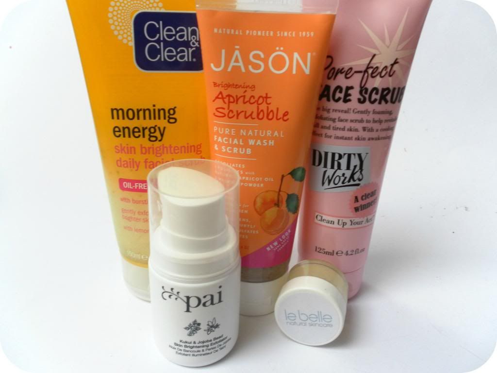 The Skincare Series | Exfoliators A picture of facial exfoliators