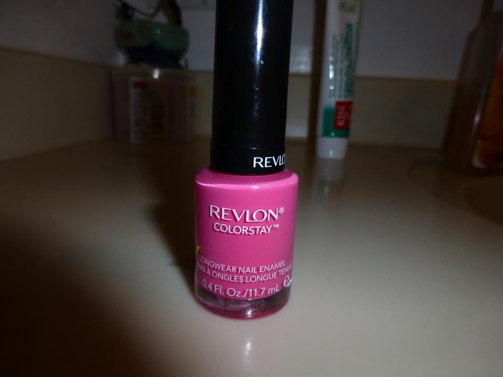 Nails of the Day: Passionate Pink-Revlon Colorstay | kfclovesyou