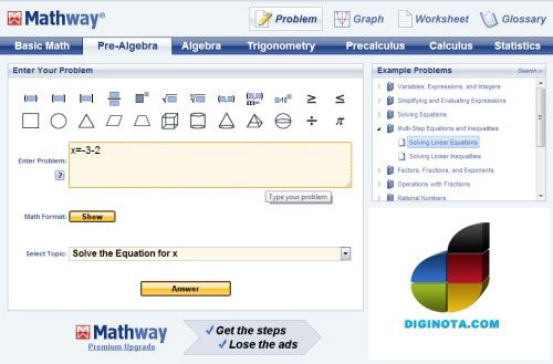 Resolver problemas matemáticos on-line Mathway - resuelve problemas matemáticos