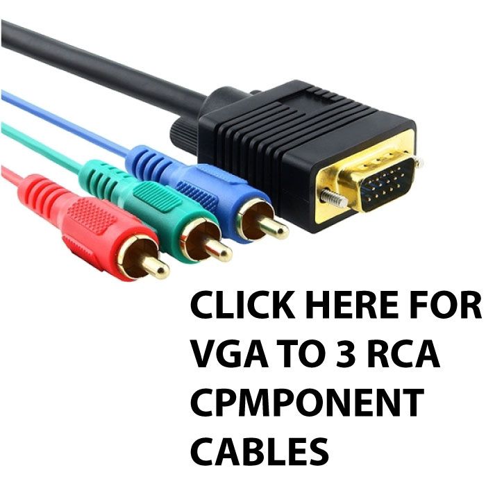 VGA TO 3 RCA COMPONENT CABLE