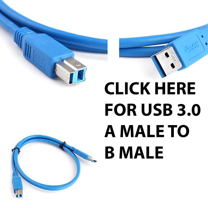 USB 3.0 A MALE TO b MALE