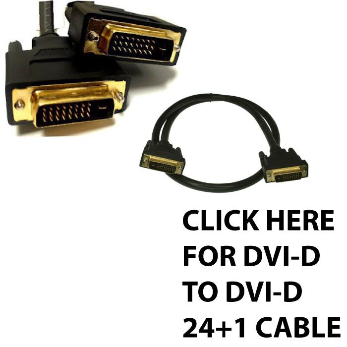 DVI-D TO DVI-D 24+1 CABLE