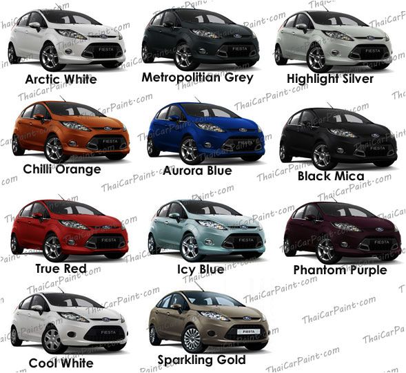 Ford fiesta paint colours #10