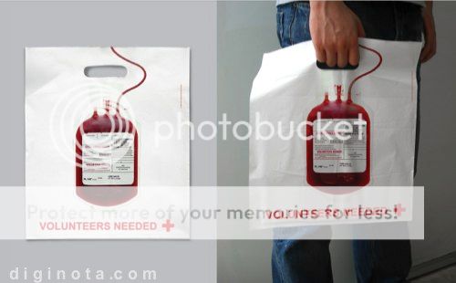BestDesignTuts-Examples of Bagvertising-Red Cross bag