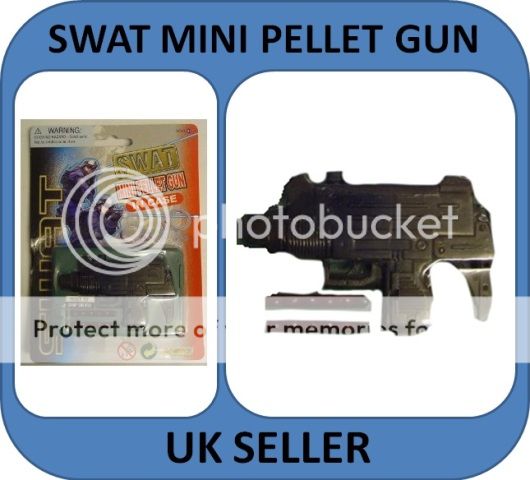 SWAT Mini Small Pellet Gun Shooter in Case Brand New Kid Toy
